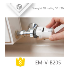 EM-V-B205 Polishing brass thermostatic Radiator Valve